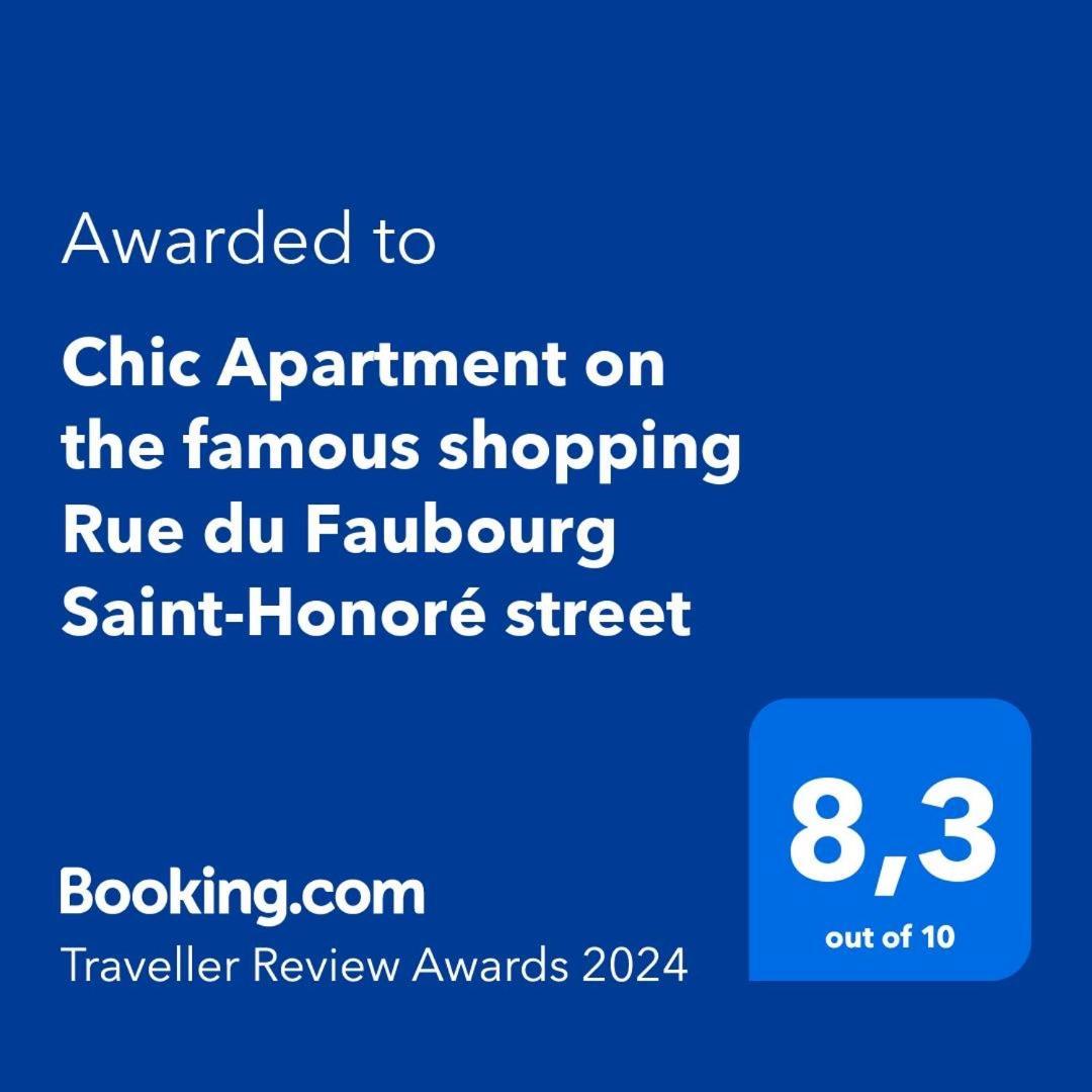 Chic Apartment On The Famous Shopping Rue Du Faubourg Saint-Honore Street Paris Eksteriør bilde
